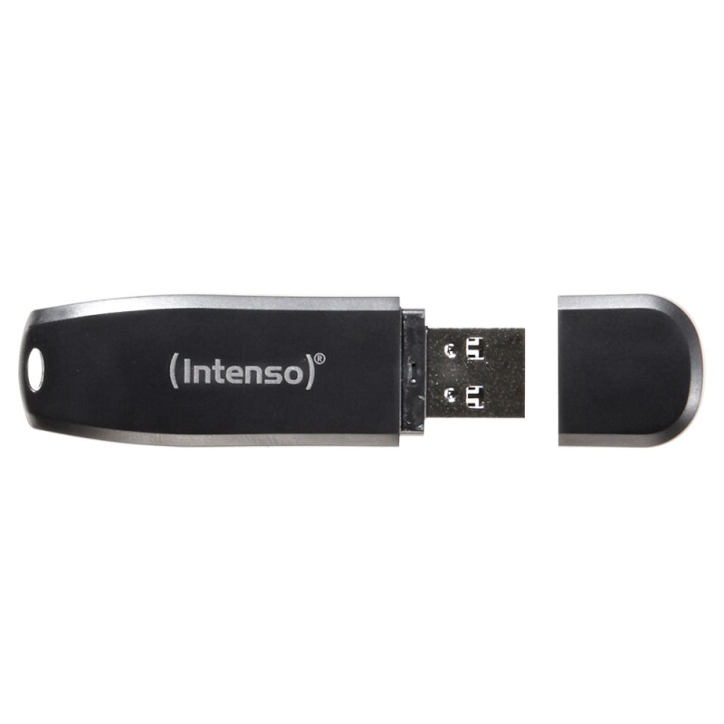 Intenso USB Drive 3.0 - Speed Line 32GB Μαύρο